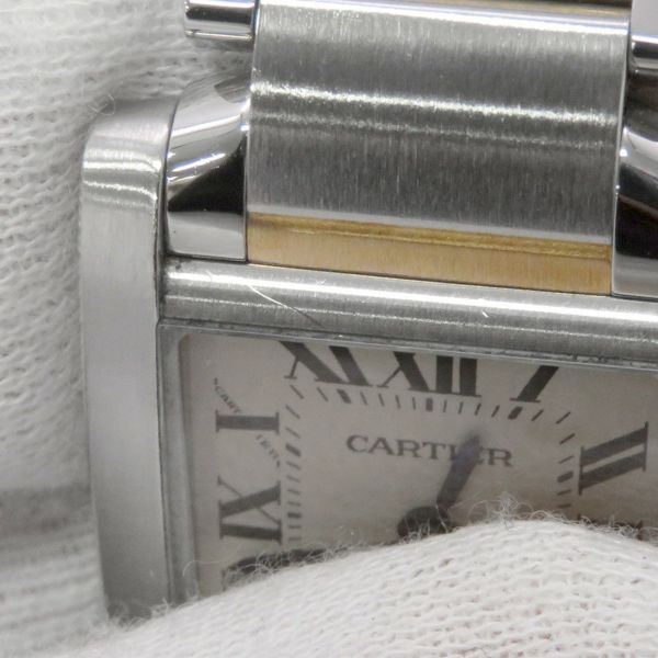 カルティエ タンク フランセーズ SM W51007Q4 Cartier 腕時計 クォーツ 白文字盤