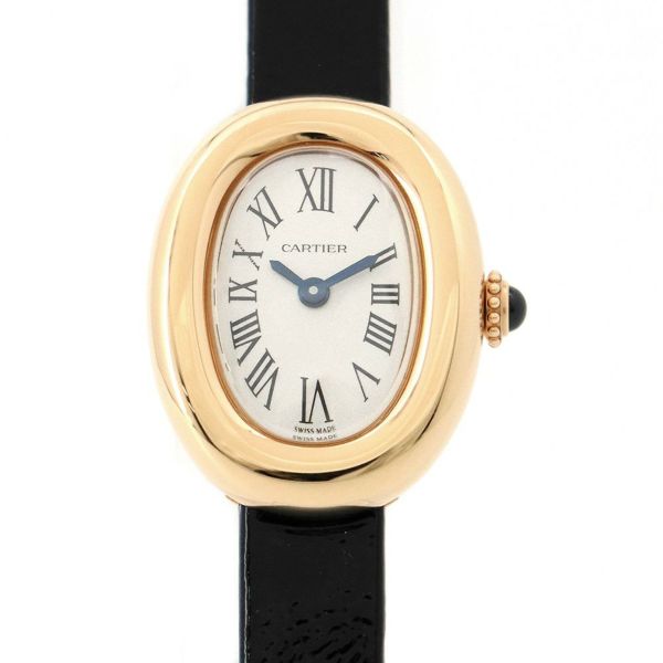 カルティエ ベニュワール ミニ WGBA0017 Cartier 腕時計 シルバー文字盤