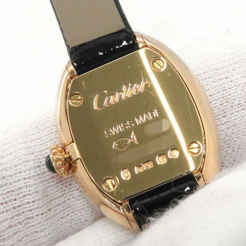 カルティエ ベニュワール ミニ WGBA0017 Cartier 腕時計 シルバー文字盤