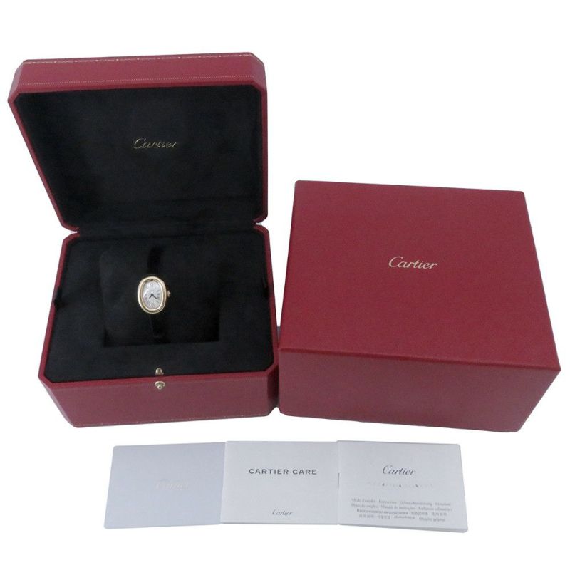 カルティエ ベニュワール ミニ WGBA0017 Cartier 腕時計 シルバー文字盤