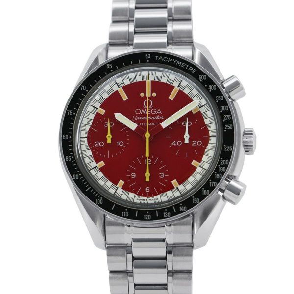 オメガ スピードマスター レーシング ミハエル シューマッハ 3510.61.00 OMEGA 腕時計 レッド文字盤