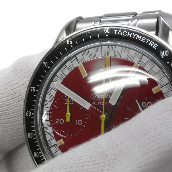 オメガ スピードマスター レーシング ミハエル シューマッハ 3510.61.00 OMEGA 腕時計 レッド文字盤