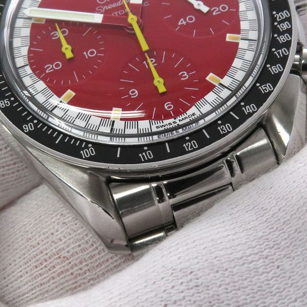 オメガ スピードマスター レーシング ミハエル シューマッハ 3510.61.00 OMEGA 腕時計 レッド文字盤