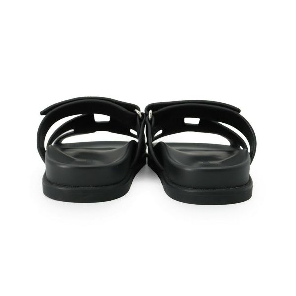 エルメス サンダル シプレ ベロア レザー レディースサイズ36 HERMES 靴 黒