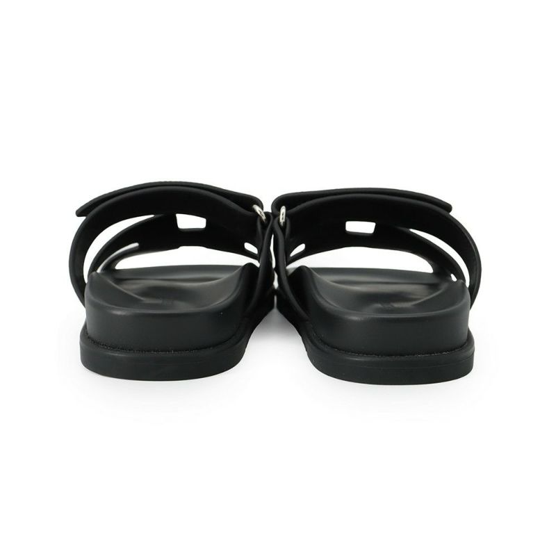 エルメス サンダル シプレ ベロア レザー レディースサイズ36 HERMES 靴 黒