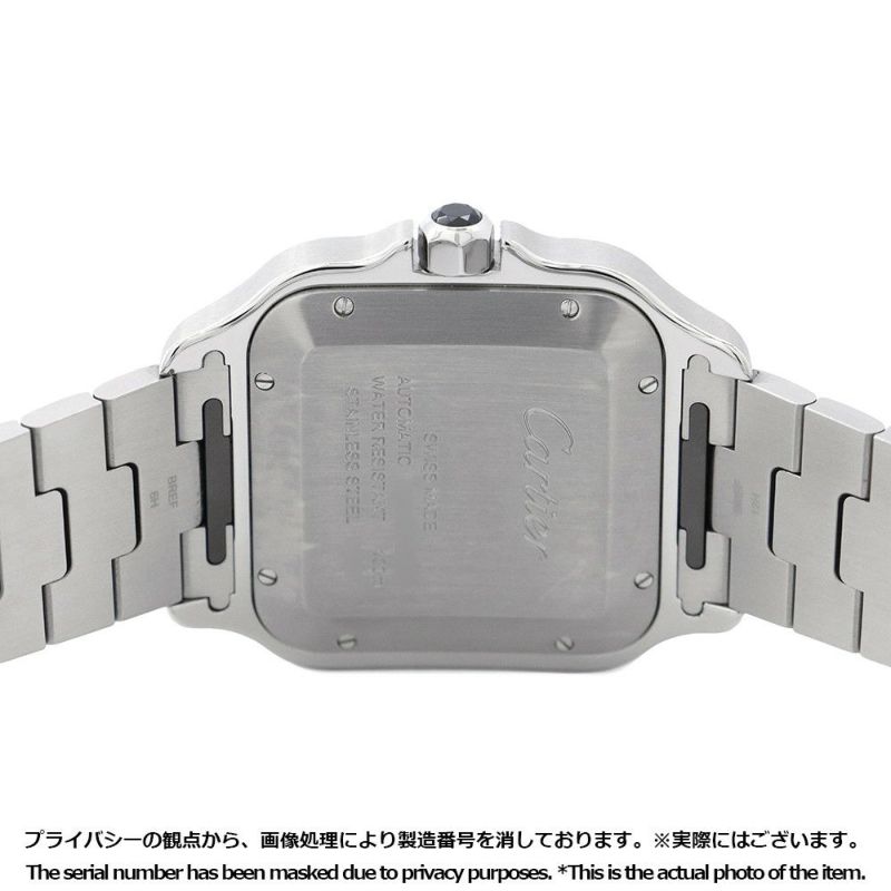 カルティエ サントス ドゥ カルティエ LM WSSA0037 Cartier 腕時計 グレー文字盤