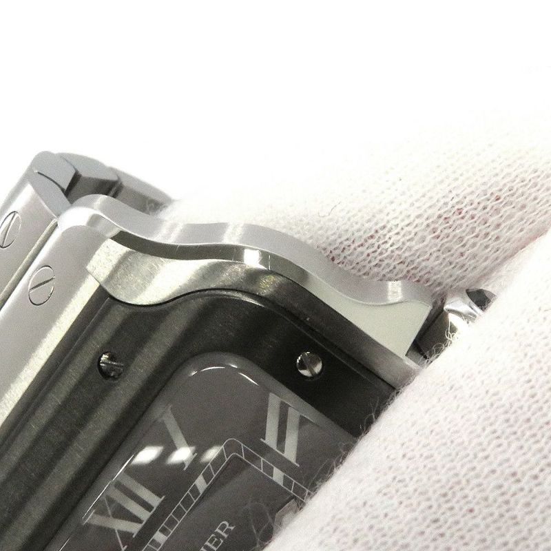カルティエ サントス ドゥ カルティエ LM WSSA0037 Cartier 腕時計 グレー文字盤