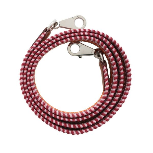 エルメス ショルダーストラップ バンドリエール サングル カヴァル オランジュミニウム/ゴールド/ピンク/シルバー金具 キャンバス/スイフト B刻印