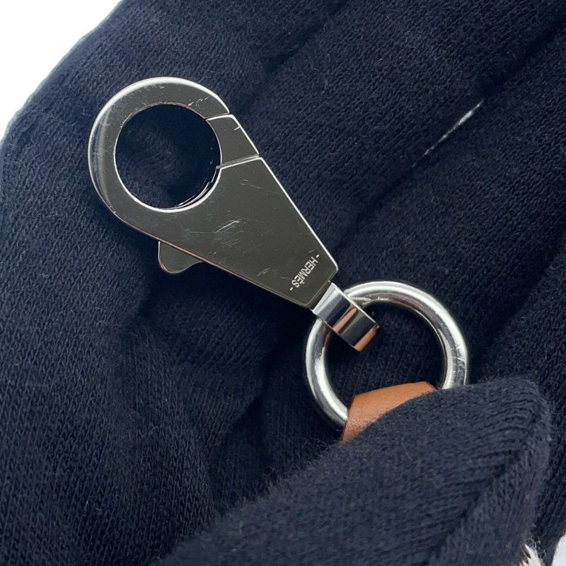 エルメス ショルダーストラップ バンドリエール サングル カヴァル オランジュミニウム/ゴールド/ピンク/シルバー金具 キャンバス/スイフト B刻印