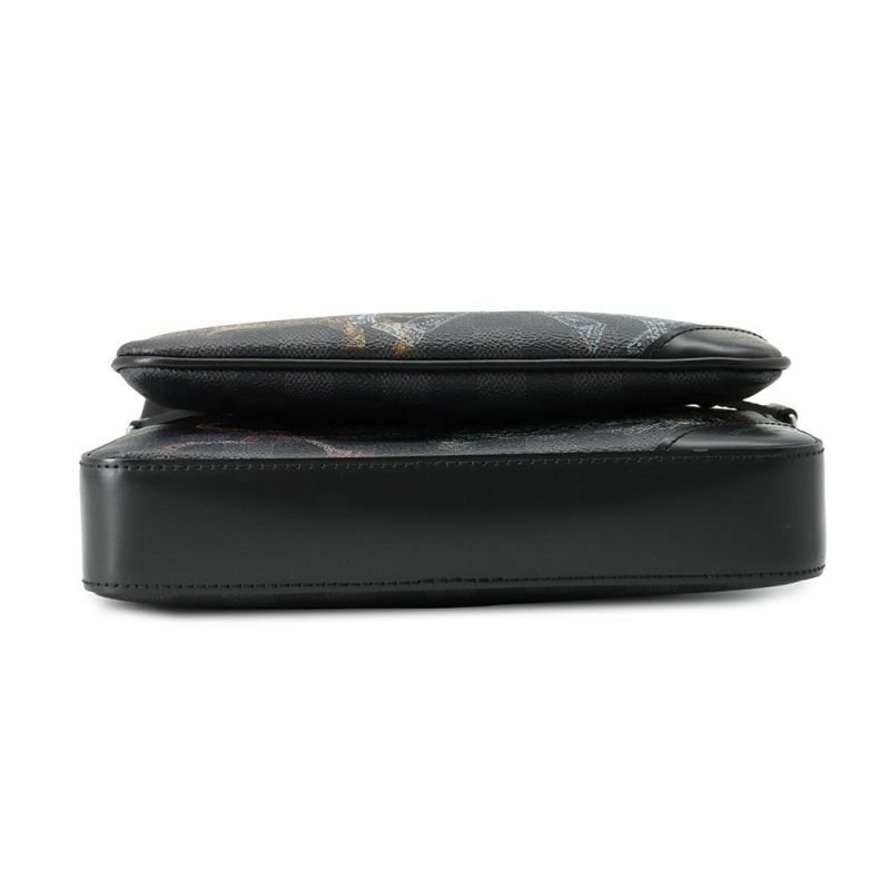 ルイヴィトン ショルダーバッグ ダミエ・グラフィット トリオ・メッセンジャー アニマル N58040 LOUIS VUITTON 黒 ブラック