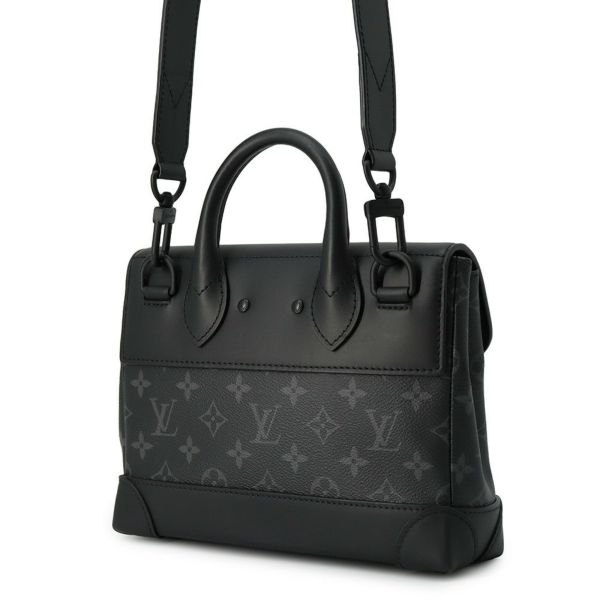 ルイヴィトン ショルダーバッグ モノグラム・エクリプス スティーマーPM M46953 LOUIS VUITTON 黒 ブラック