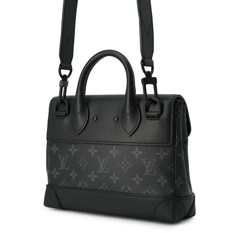 ルイヴィトン ショルダーバッグ モノグラム・エクリプス スティーマーPM M46953 LOUIS VUITTON 黒 ブラック