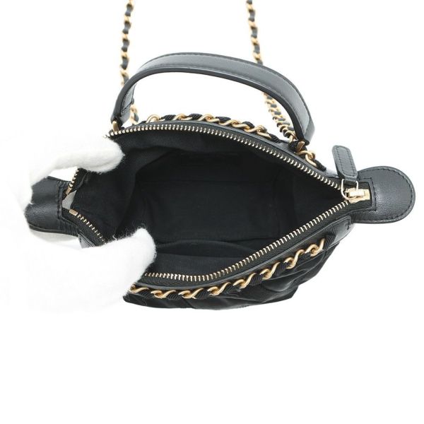 シャネル チェーンショルダーポーチ ココマーク ナイロン AP2669 CHANEL 黒