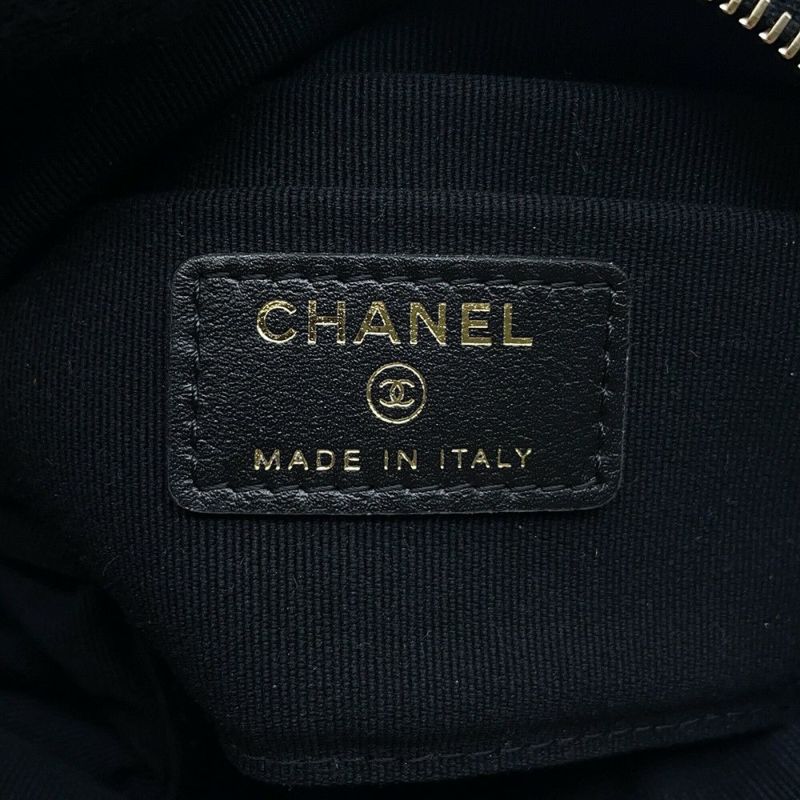 シャネル チェーンショルダーポーチ ココマーク ナイロン AP2669 CHANEL 黒
