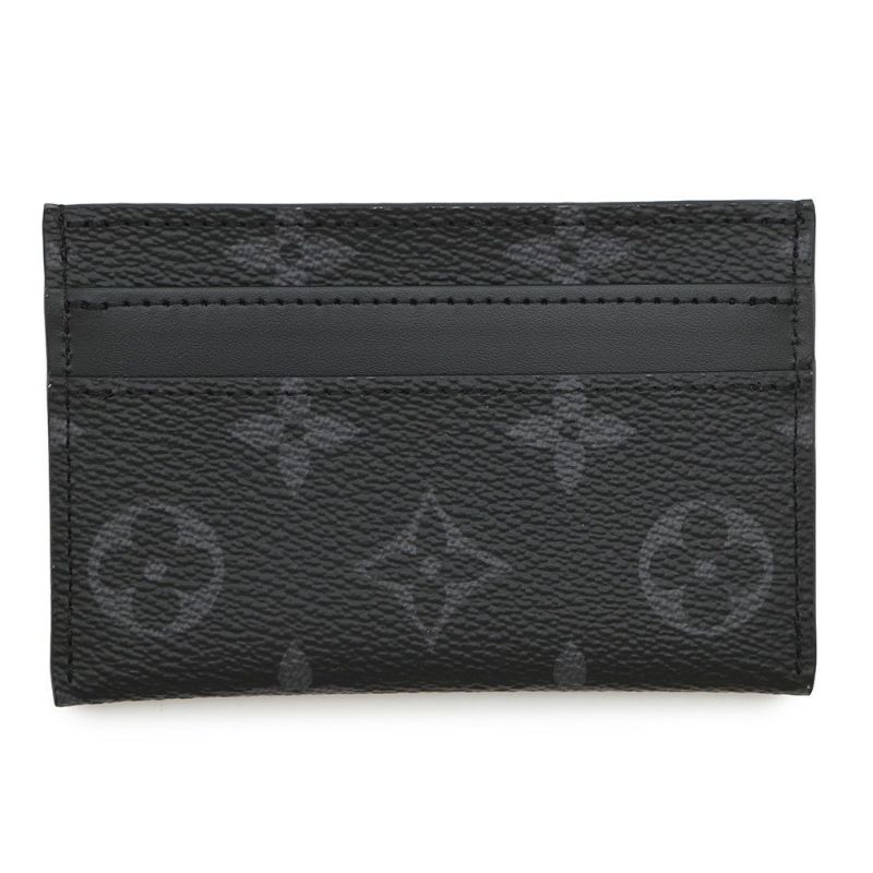 ルイヴィトン カードケース モノグラム・エクリプス ポルト・カルト・ダブル M62170 LOUIS VUITTON 黒 ブラック