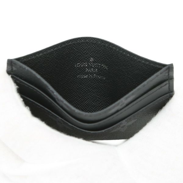 ルイヴィトン カードケース モノグラム・エクリプス ポルト・カルト・ダブル M62170 LOUIS VUITTON 黒 ブラック