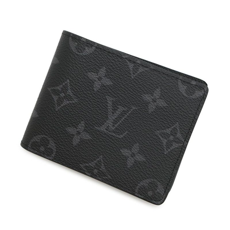 ルイヴィトン 二つ折り財布 モノグラム・エクリプス ポルトフォイユ・スレンダー M62294 ヴィトン 財布 メンズ ブラック 黒