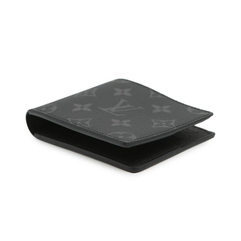 ルイヴィトン 二つ折り財布 モノグラム・エクリプス ポルトフォイユ・スレンダー M62294 ヴィトン 財布 メンズ ブラック 黒