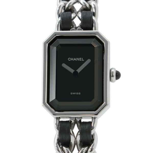 シャネル プルミエール S H0451 CHANEL レディース 腕時計 クォーツ 黒文字盤