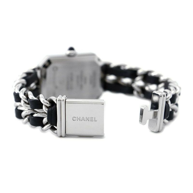 シャネル プルミエール S H0451 CHANEL レディース 腕時計 クォーツ 黒文字盤