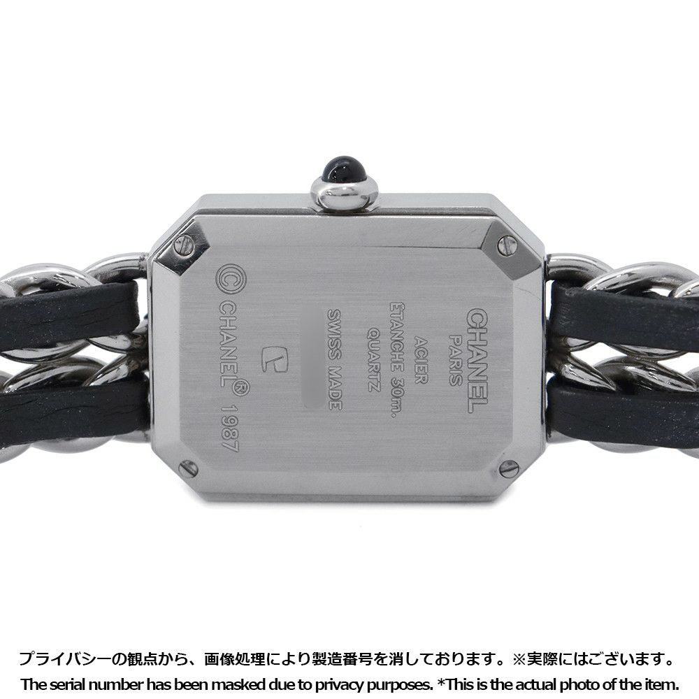 シャネル プルミエール S H0451 CHANEL レディース 腕時計 クォーツ 黒文字盤