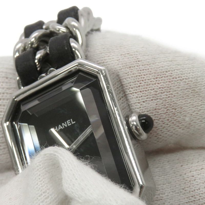 シャネル プルミエール S H0451 CHANEL レディース 腕時計 クォーツ 黒文字盤