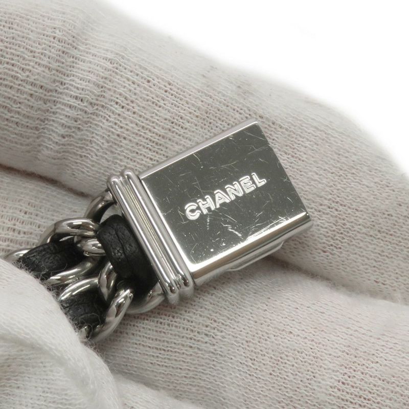 シャネル プルミエール S H0451 CHANEL レディース 腕時計 クォーツ 黒文字盤