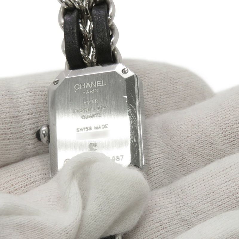 シャネル プルミエール S H0451 CHANEL レディース 腕時計 クォーツ 黒文字盤