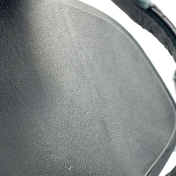 エルメス サンダル オラン 占星術 レザー レディースサイズ37 HERMES 靴 黒 白