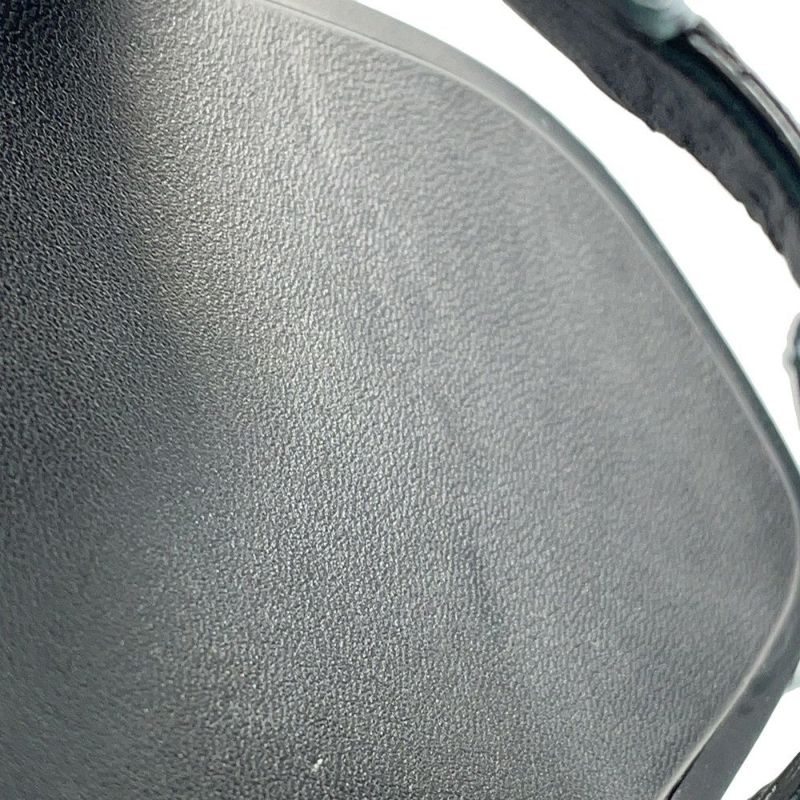 エルメス サンダル オラン 占星術 レザー レディースサイズ37 HERMES 靴 黒 白