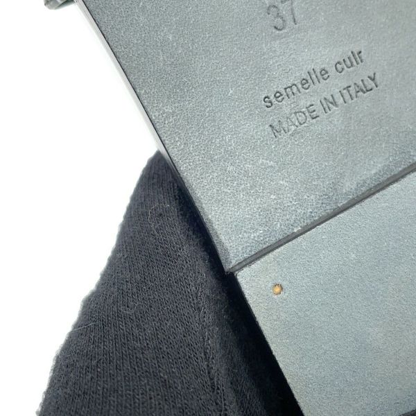 エルメス サンダル オラン 占星術 レザー レディースサイズ37 HERMES 靴 黒 白