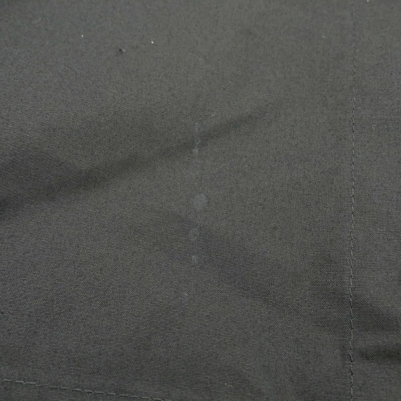 エルメス シャツワンピース カレーシュ刺繍 ノースリーブ コットン レディースサイズ40 HERMES 黒