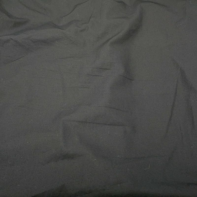 エルメス シャツワンピース カレーシュ刺繍 ノースリーブ コットン レディースサイズ40 HERMES 黒