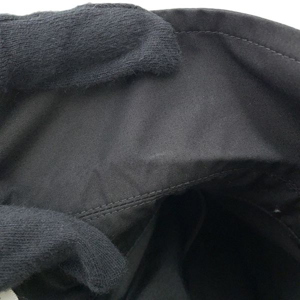 エルメス シャツワンピース カレーシュ刺繍 ノースリーブ コットン レディースサイズ40 HERMES 黒