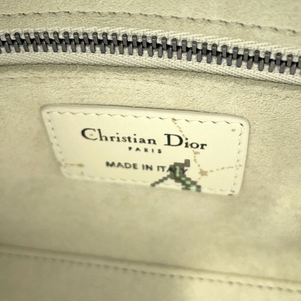 クリスチャン・ディオール ハンドバッグ レディディオール ミニ 星座 ピクセル S0856BNER 2wayショルダーバッグ 白
