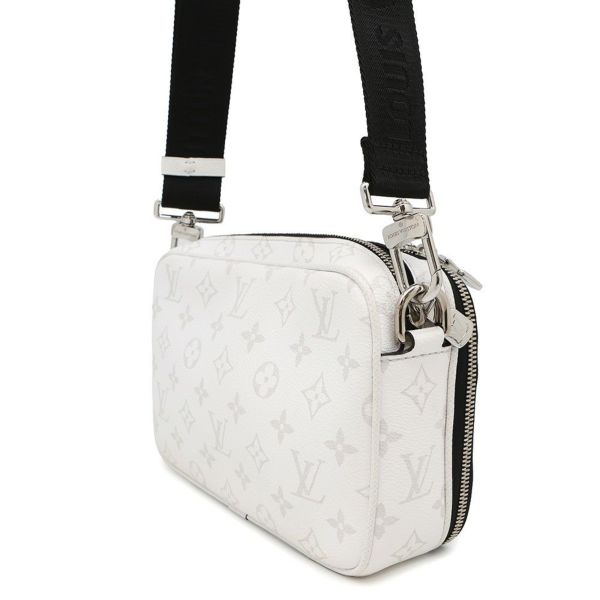 ルイヴィトン ショルダーバッグ モノグラム タイガ アルファ・メッセンジャー M31069 白 ホワイト タイガラマ