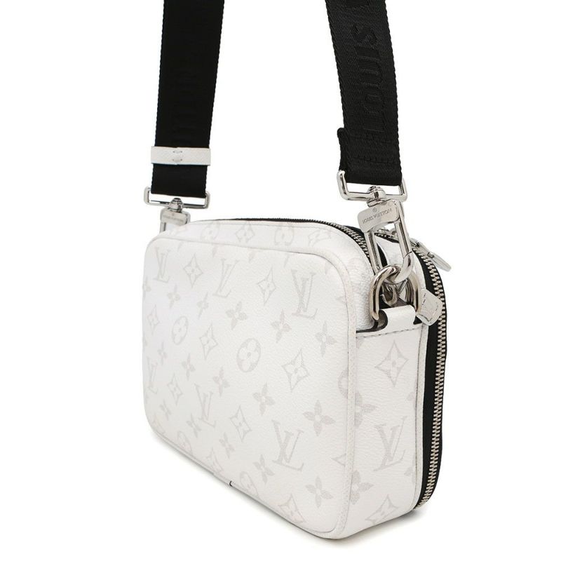 ルイヴィトン ショルダーバッグ モノグラム タイガ アルファ・メッセンジャー M31069 白 ホワイト タイガラマ