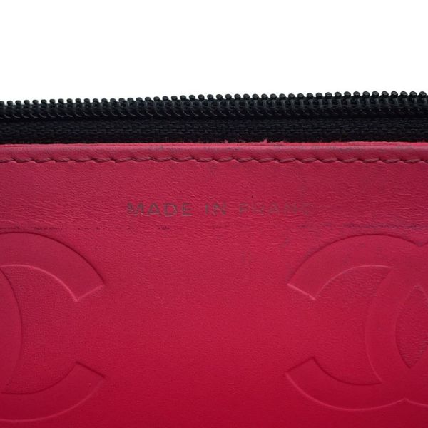 シャネル チェーンウォレット カンボンライン ココマーク A46646 CHANEL 財布 黒