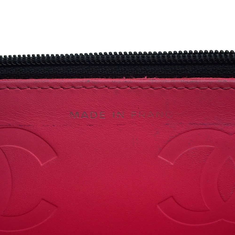 シャネル チェーンウォレット カンボンライン ココマーク A46646 CHANEL 財布 黒