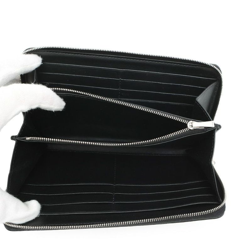 セリーヌ 長財布 ラージ ジップウォレット レザー 10B553BEL CELINE 財布 黒