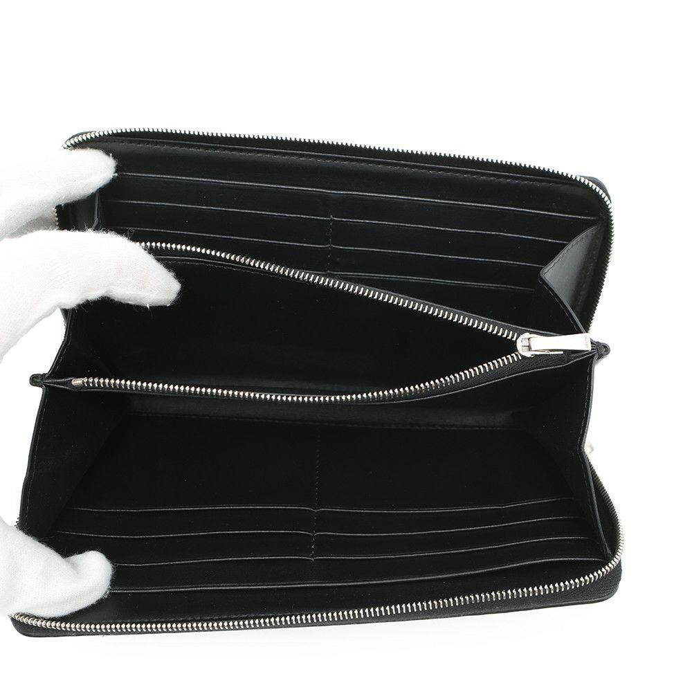 セリーヌ 長財布 ラージ ジップウォレット レザー 10B553BEL CELINE 財布 黒