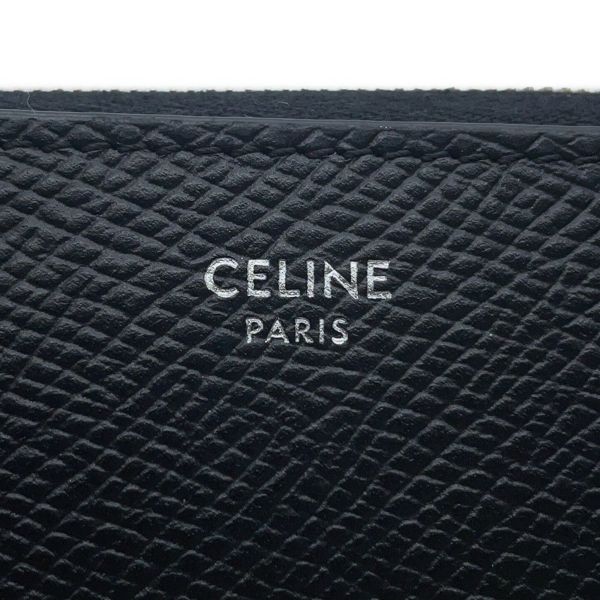 セリーヌ 長財布 ラージ ジップウォレット レザー 10B553BEL CELINE 財布 黒