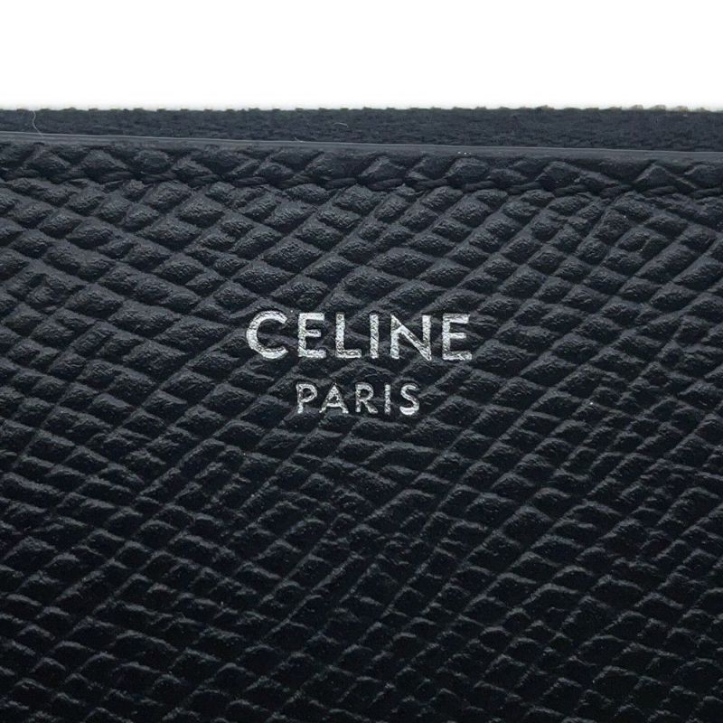 セリーヌ 長財布 ラージ ジップウォレット レザー 10B553BEL CELINE 財布 黒