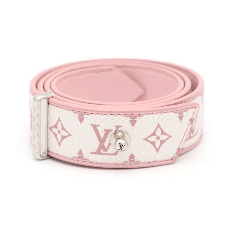 ルイヴィトン ベルト モノグラム サンチュール ベルト レディースサイズ80 M9302 白