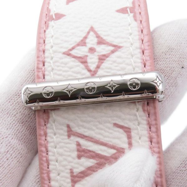 ルイヴィトン ベルト モノグラム サンチュール ベルト レディースサイズ80 M9302 白