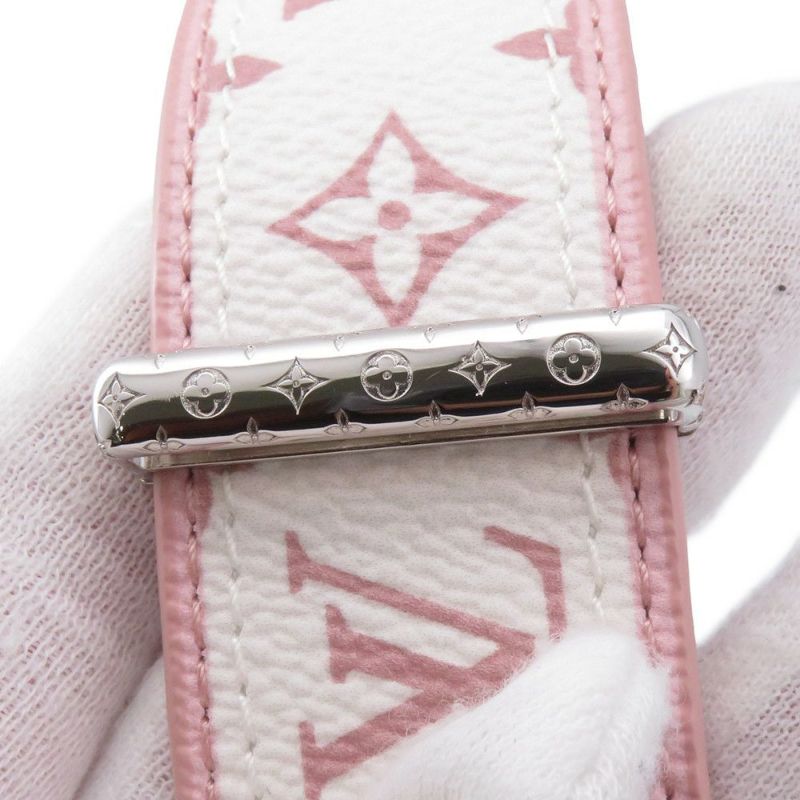 ルイヴィトン ベルト モノグラム サンチュール ベルト レディースサイズ80 M9302 白