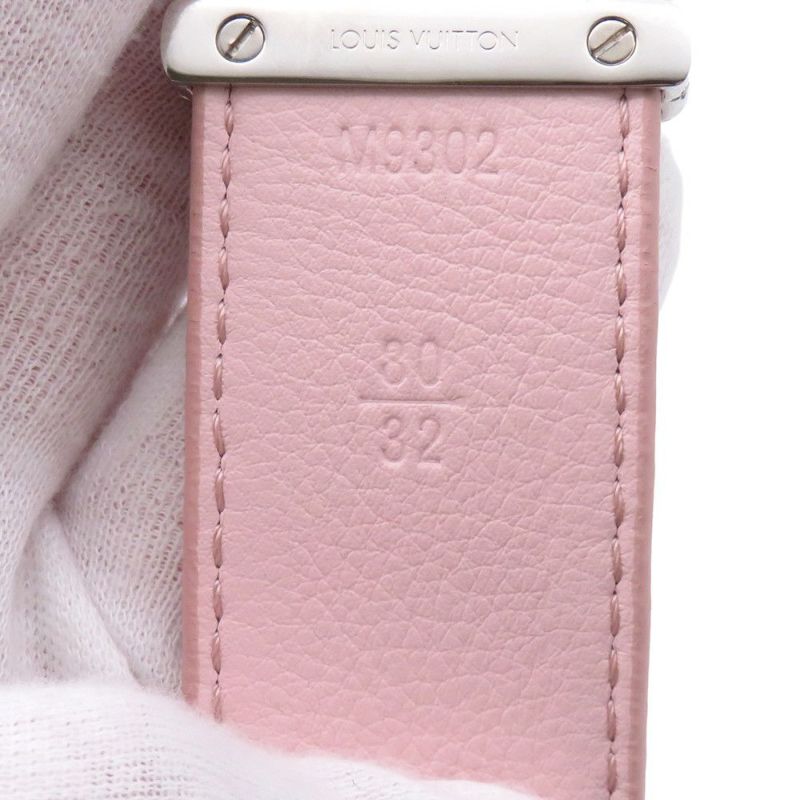 ルイヴィトン ベルト モノグラム サンチュール ベルト レディースサイズ80 M9302 白