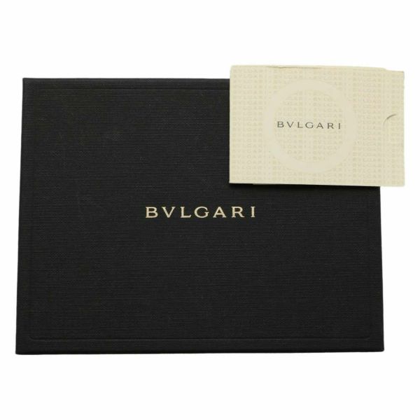 ブルガリ 二つ折り財布 ミディアム ウォレット 型押しレザー BVLGARI 財布