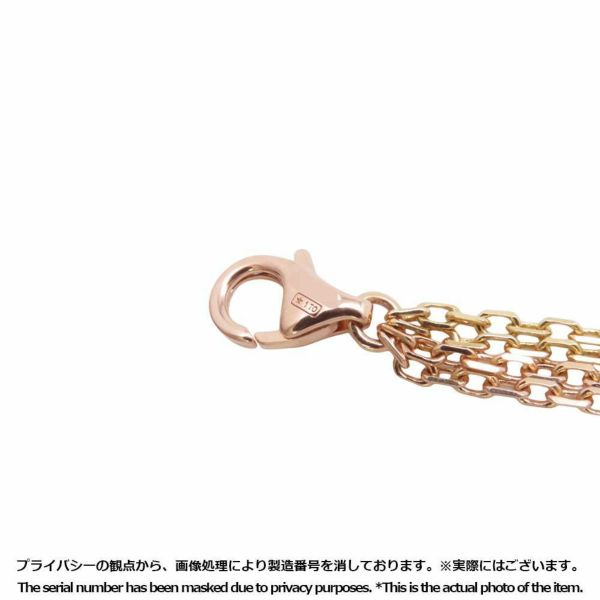 カルティエ ネックレス トリニティ ドレープ K18PGピンクゴールド K18WGホワイトゴールド K18YGイエローゴールド Cartier