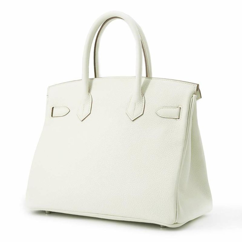 エルメス バーキン30 マッシュルーム/シルバー金具 トゴ B刻印 HERMES Birkin ハンドバッグ
